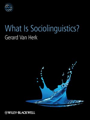 cover image of What Is Sociolinguistics